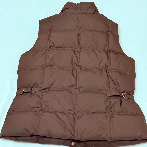 Eddie Bauer Chocolate Brown Puffer Vest - Picture 4 of 9